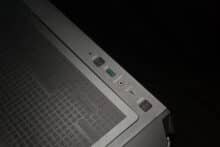 Staubschutz und Frontpanel Anschlüsse am DeepCool CH510 Mesh Digital