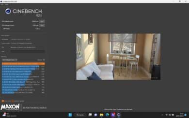 ASUS Zenbook Pro 14 Duo Cinebench R23