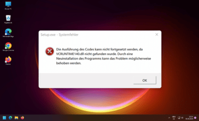 Fehlende vcruntime140.dll