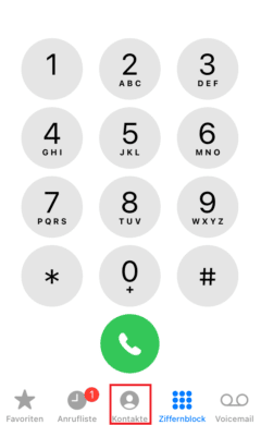 Kontakte löschen iPhone 2