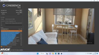 Gigabyte G5 KE Cinebench R23