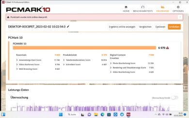 HP EliteBook 845 G9 PCMark 10
