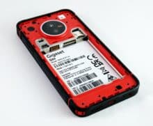 Gigaset GX4 - Offene Rückseite