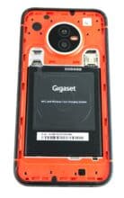 Gigaset GX4 - Rückseite mit eingesetztem Akku