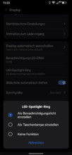 Gigaset GX4 - Einstellungen für den LED-Ring
