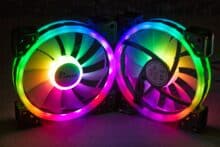 Regenbogen RGB beleuchtete Lüfter