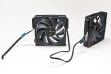 Zwei Seasonic MagFlow Lüfter mit Verbindungskabel