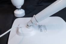 Montiertes Solarpanel mit Halterung