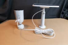 Montierte CB3 mit Solarpanel in verschiedenen Ausrichtungen