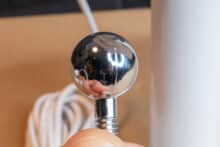 Kugelgelenk der CB3 mit Gussgrat