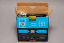 Spezifikationen der Arctic P12 PWM PST A-RGB auf der Rückseite der Box