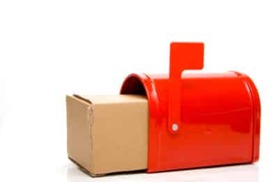 Briefkasten mit paketfach