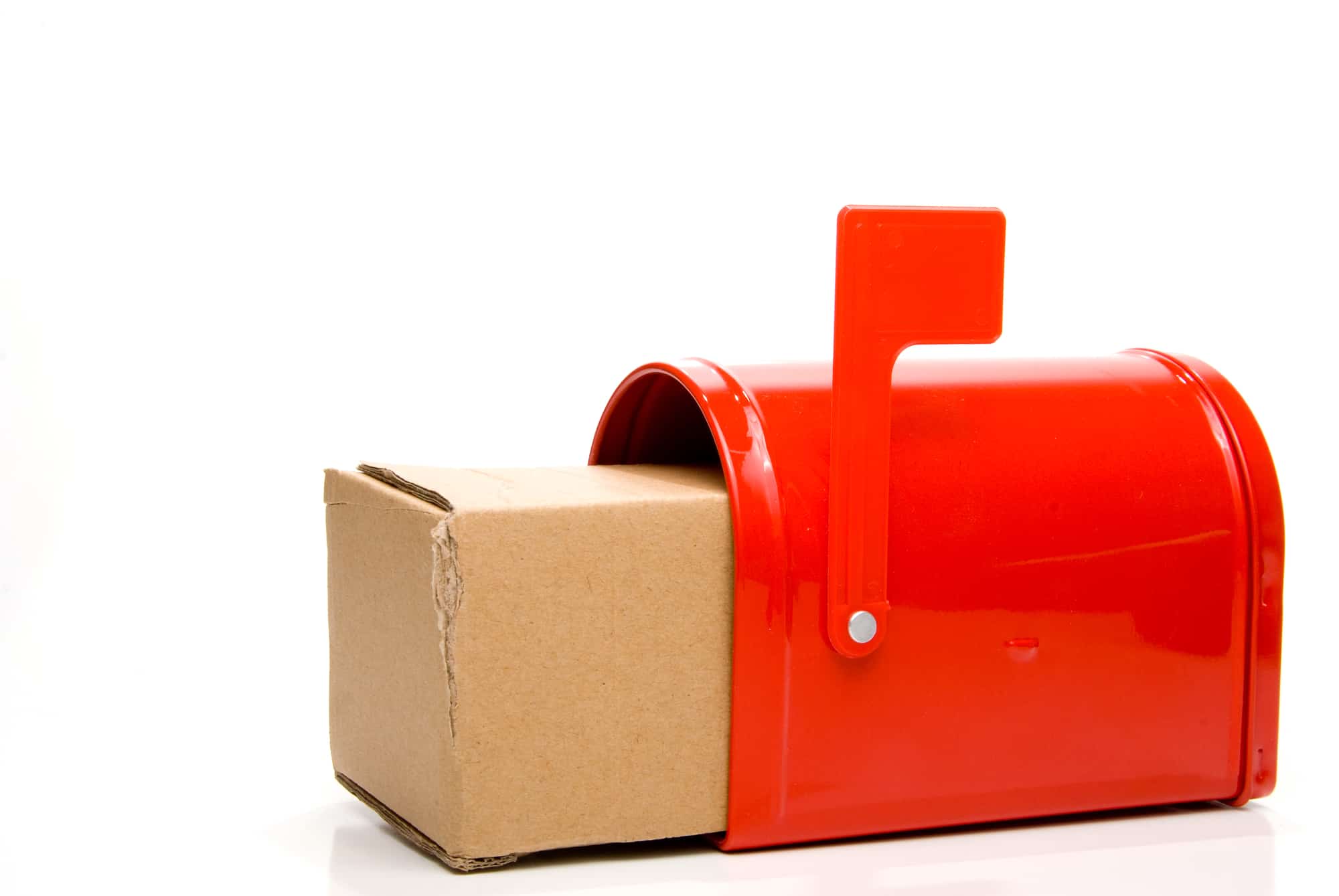 Briefkasten mit paketfach