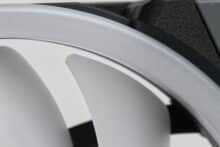 Lüfterblatt und Rahmen aus der Nähe