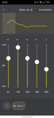 Tribit-App: Software EQ