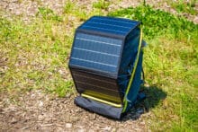 Technaxx 21W Solar Ladetasche TX-207 Test am Rucksack