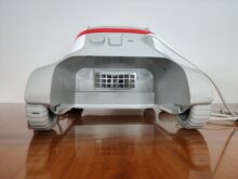 Der Wassertank kann 2,4 Liter fassen