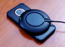 Gigaset Wireless Fast Charger 2.0: Mit Gigaset GS5 (Unterseite)