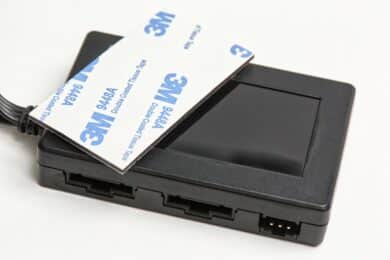 Klebeband auf der Rückseite des Controllers