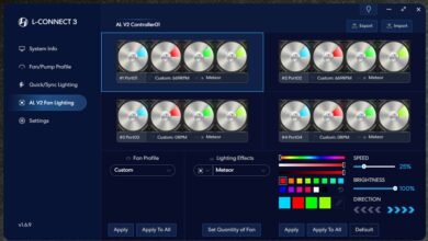 Lian Li AL V2 Einstellung der RGB-Modi
