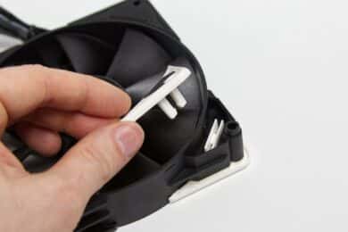 Weiße Ecken werden eingesetzt