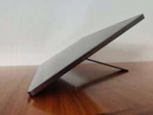 ... diesmal mit 45 Grad aufgestellt