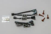 Adapter, Y-Splitter und Verlängerungskabel