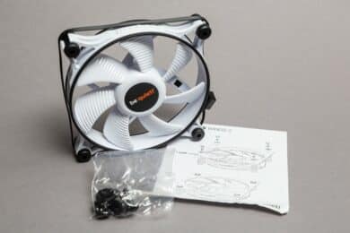 be quiet! Shadow Wings 2 120mm PWM WH mit Anleitung und Push Pins