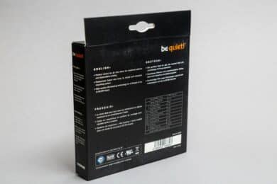 Verpackung der be quiet! Shadow Wings 2 140mm PWM von hinten