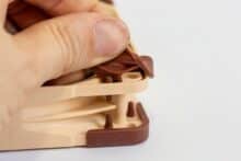 Silikonecke des Noctua Lüfters wird abgenommen