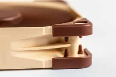 Abnehmbare Silikon Ecken des Noctua NF-F12 PWM 120mm Premium Lüfters