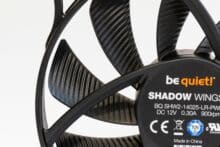 be quiet! Shadow Wings 2 140mm Lüfter von hinten