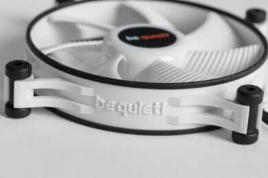 be quiet! Logo am Lüfterrahmen