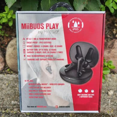 MiiBUDS Play Verpackung Back