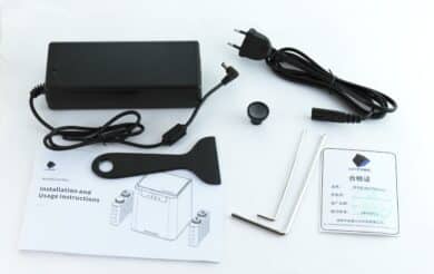 Kleinteile im Lieferumfang