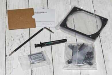 Montagematerial für den Kühler