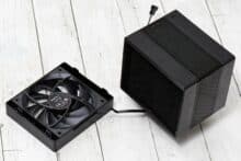 Hinterer umgekehrter Lüfter abgenommen