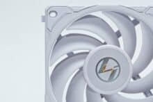 Geringer Abstand der Lüfterblätter zum Rahmen beim Lian Li Uni Fan P28