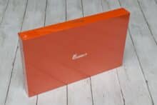 Orangene Schachtel von Fossibot