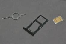 SIM und Micro SD Karten Halterung