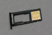SIM Karte in Halterung