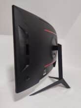 Seitenansicht des Monitors