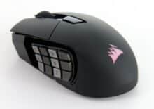 Maus mit roter Beleuchtung