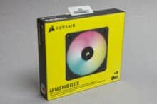 Verpackung der Corsair AF 140 RGB Elite