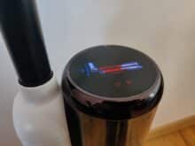 Etwaige Fehler am Gerät werden rot vorgehoben