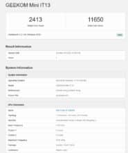 Geekom Mini IT13 Geekbench 6