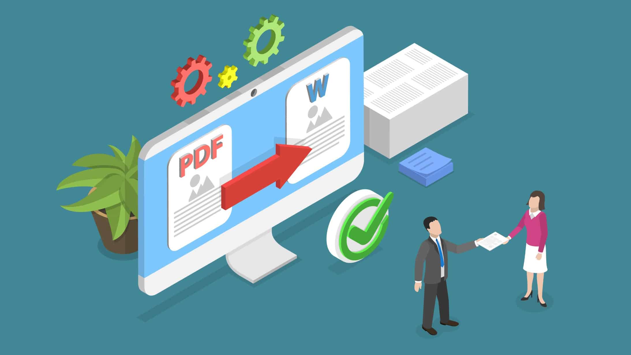 PDF in Word konvertieren - Titelbild