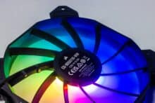Corsair iCue SP140 RGB Elite Lüfter von hinten