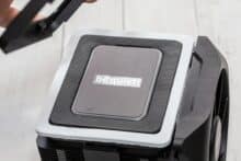 Abdeckung mit Schaumstoff