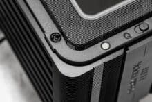 Lüfterhalterung und Magnet